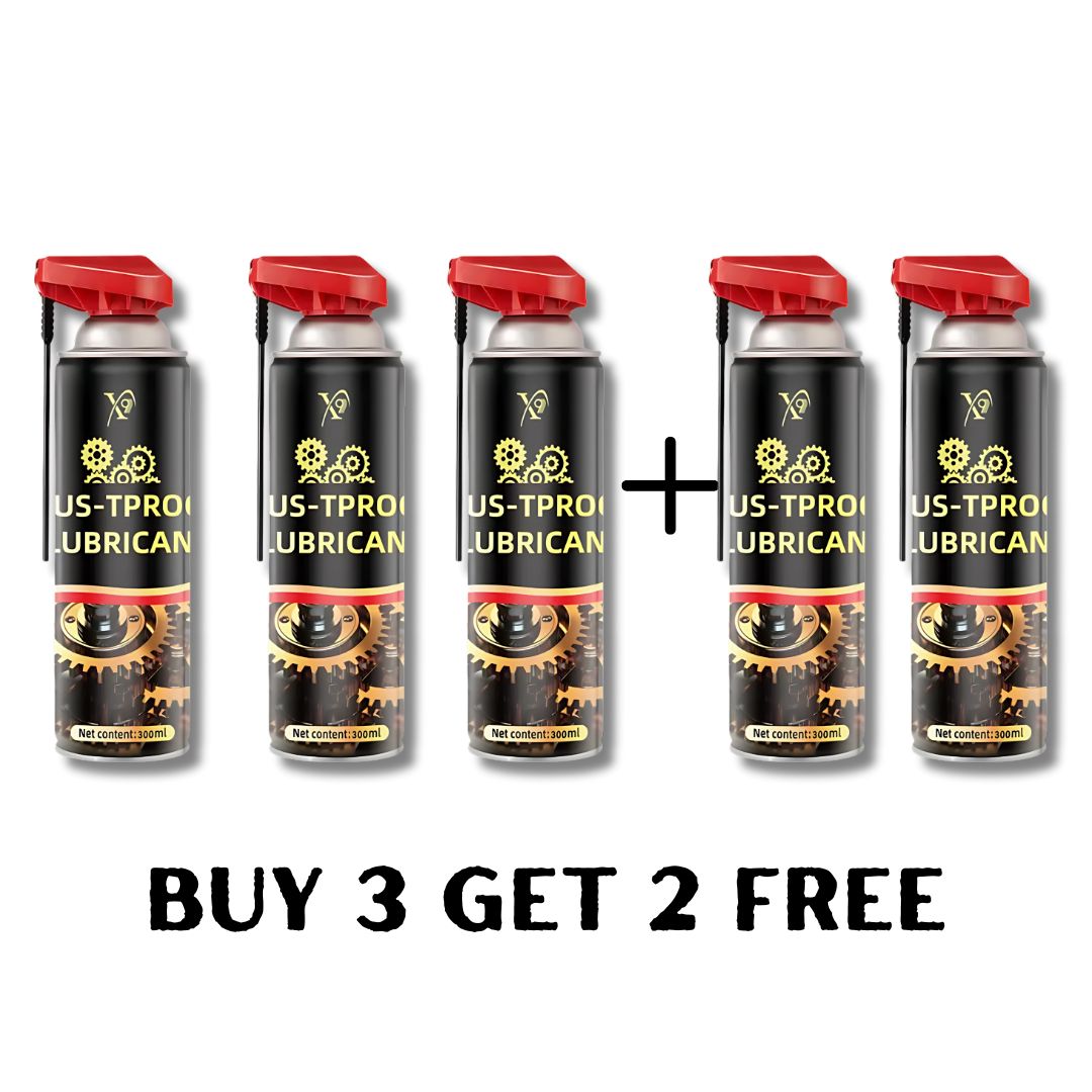 3-in-1 Rust-Proof Lubricant Spray – Quick Penetration, Lubrication, and Rust Removal (300ml) for Doors & Windows, Locks, Automotive Parts, Tools, Machinery