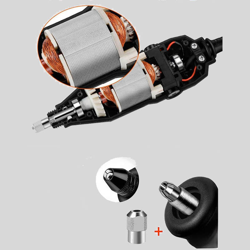 Mini Electric Carving Tool for Wood, Stone, Metal, Plastic with High Power Output