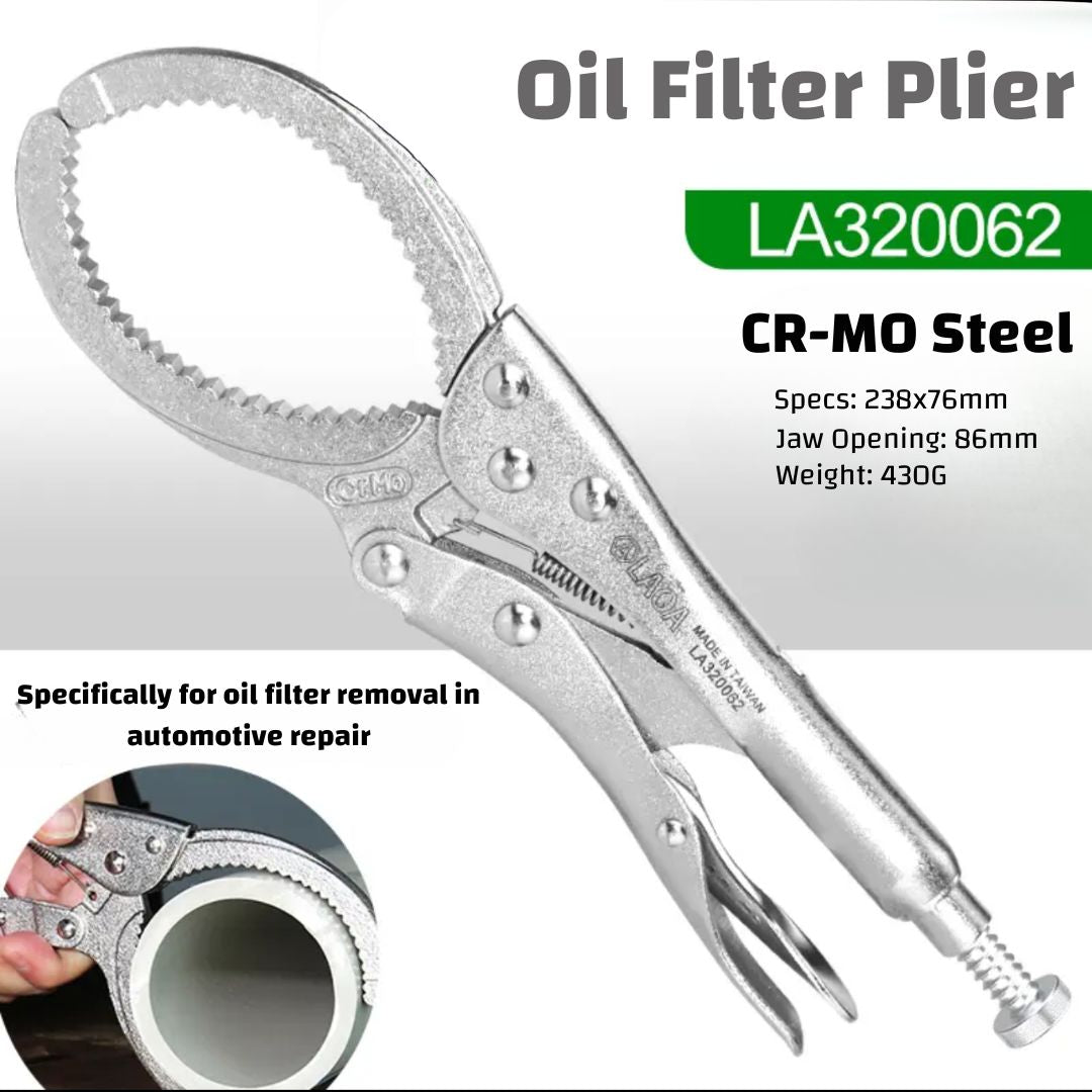High Hardness & Torque CR-MO (Chromium-Molybdenum) Steel Locking Pliers with Multiple Jaw Types (Round, Needle-nose, Flat, C-shape, Chain, Welding, Straight) for DIY & Professional Use