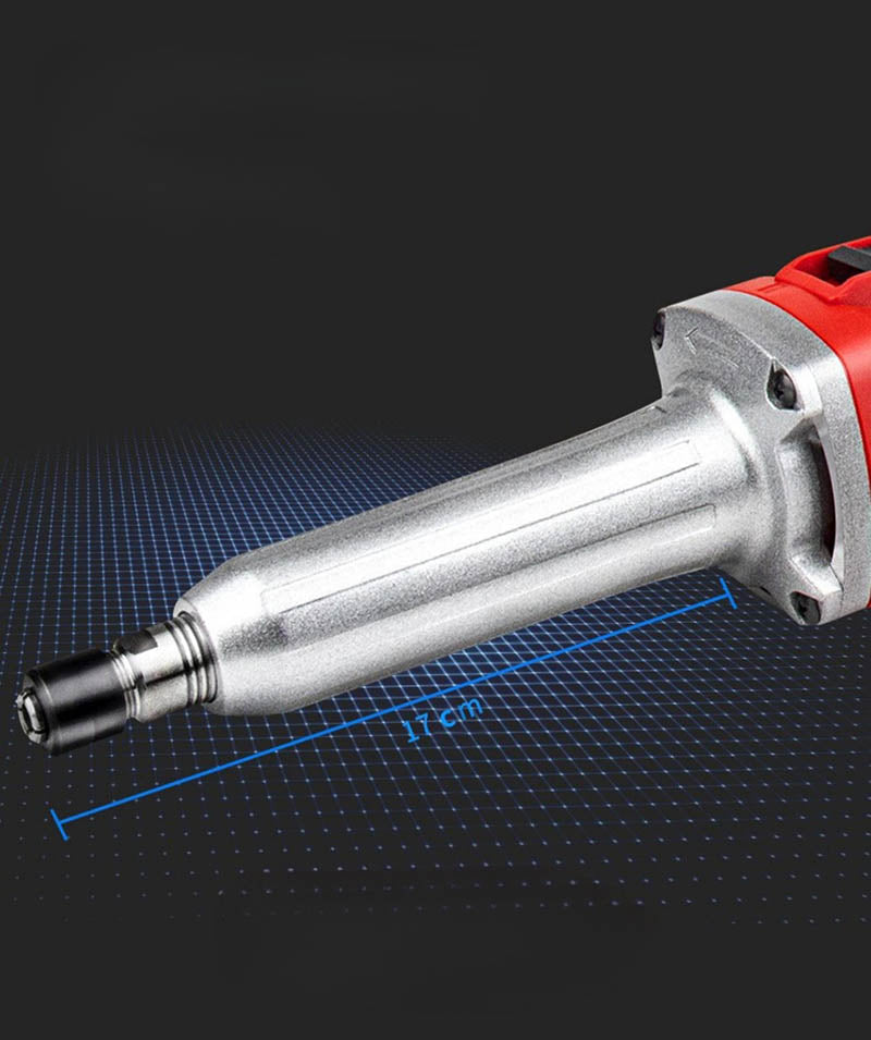 Lithium-Ion Brushless Cordless Straight Die Grinder with Upgraded Battery Capacity of 4,000mAh and An Extended 2.8-inch Length Output Shaft