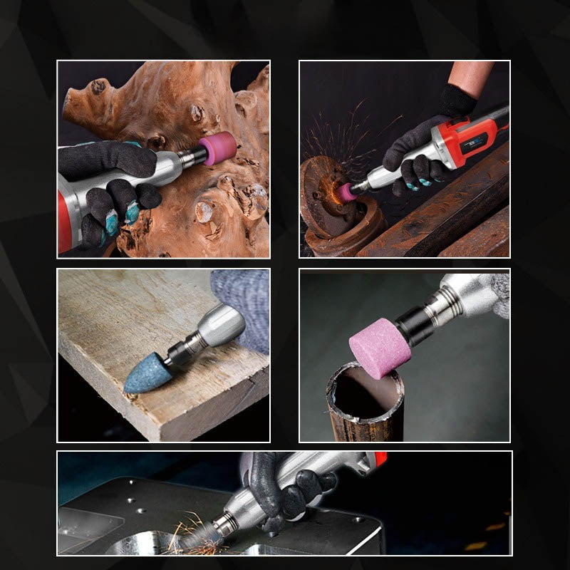 Lithium-Ion Brushless Cordless Straight Die Grinder with Upgraded Battery Capacity of 4,000mAh and An Extended 2.8-inch Length Output Shaft
