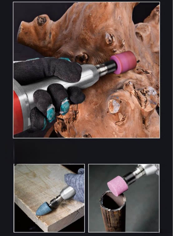 Lithium-Ion Brushless Cordless Straight Die Grinder with Upgraded Battery Capacity of 4,000mAh and An Extended 2.8-inch Length Output Shaft
