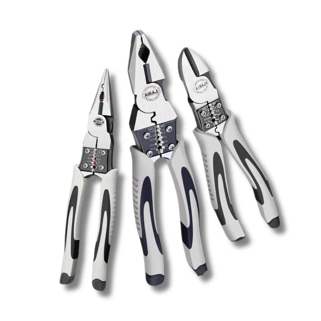 Pro-Grade Multifunctional Wire Pliers – 7/8/9 Inch Sharp Cutting, Stripping & Crimping Tool for Electrical & Industrial Work
