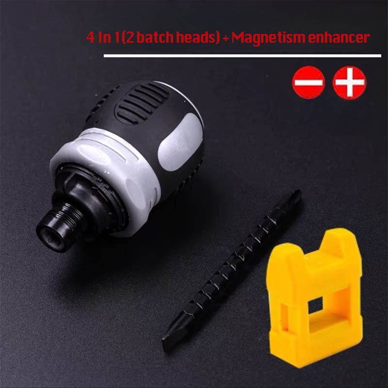 Mini Ratchet Screwdriver With Dual-Purpose Batch Head, Telescopic Design For DIY Projects, Repairs, Maintenance