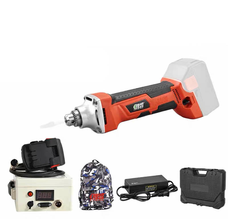 Compact 21V Rechargeable Lithium-ion Electric Straight Grinder for Stone Engraving, Jade Carving, Metal Polishing