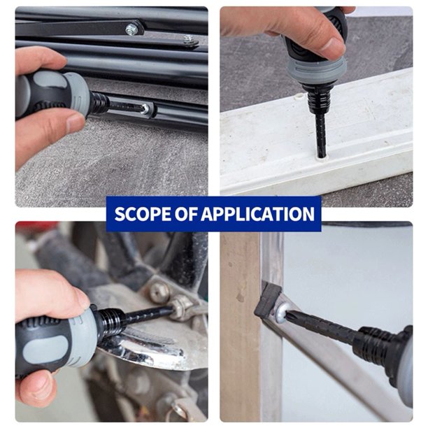 Mini Ratchet Screwdriver With Dual-Purpose Batch Head, Telescopic Design For DIY Projects, Repairs, Maintenance