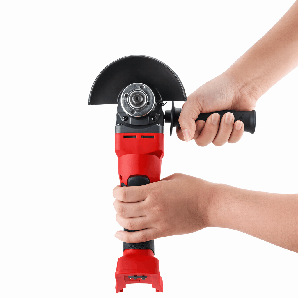 125mm Brushless Cordless Angle Grinder – 8,500RPM Power Tool Compatible with Milwaukee 18V Batteries, M14 Spindle, Heavy-Duty Cutting & Grinding for Electricians, Plumbers, and HVAC Professionals