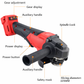 125mm Brushless Cordless Angle Grinder – 8,500RPM Power Tool Compatible with Milwaukee 18V Batteries, M14 Spindle, Heavy-Duty Cutting & Grinding for Electricians, Plumbers, and HVAC Professionals