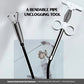 9-in-1 Drain Cleaning Tool Set – Fencing-Style Drain Clog Remover(1pcs), 20inch Drain Snake Hair Remover(6pcs) ＆ 18inch Spiral Pipe Cleaning Brush(2pcs) for Kitchen, Bathroom, and Floor Drains