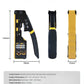 EZ Pass-Through RJ45 Crimping Tool, 3-in-1 Ethernet Cable Crimper with Cutter & Stripper, Dual 8P/6P for Pass-Through & Standard RJ45/RJ11 Connectors, Cat5e/Cat6