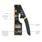 EZ Pass-Through RJ45 Crimping Tool, 3-in-1 Ethernet Cable Crimper with Cutter & Stripper, Dual 8P/6P for Pass-Through & Standard RJ45/RJ11 Connectors, Cat5e/Cat6