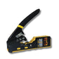 EZ Pass-Through RJ45 Crimping Tool, 3-in-1 Ethernet Cable Crimper with Cutter & Stripper, Dual 8P/6P for Pass-Through & Standard RJ45/RJ11 Connectors, Cat5e/Cat6
