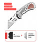 Heavy-Duty Stainless Steel Utility Knife – Foldable Wallpaper & Craft Knife with Tungsten Steel Reinforcement