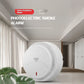 Home Standalone Photoelectric Smoke Detector - 360° Fire Safety Alarm with One-Button Test & Low Battery Alert
