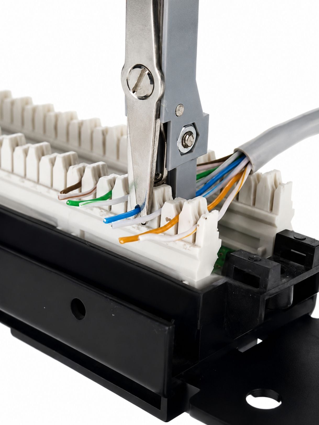 SR-PD12 Lightweight Multi-Function Punch Down Tool | Structured Cabling Tool for Keystone Jacks, Patch Panels & 110 IDC Termination