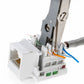 SR-PD12 Lightweight Multi-Function Punch Down Tool | Structured Cabling Tool for Keystone Jacks, Patch Panels & 110 IDC Termination