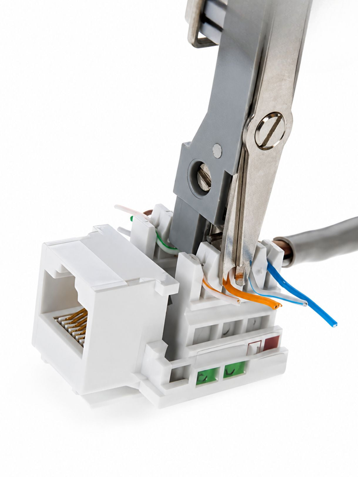SR-PD12 Lightweight Multi-Function Punch Down Tool | Structured Cabling Tool for Keystone Jacks, Patch Panels & 110 IDC Termination
