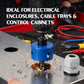 SR-HS03 M42 Cobalt Bi-Metal Hole Saw Kit, Ultra-Thin Multi-Tooth Hole Cutter Set with Quick-Change Hex Shank for Electrical Boxes, Sheet Metal, Plastic & Cable Trays (20/25/32mm)