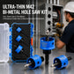 SR-HS03 M42 Cobalt Bi-Metal Hole Saw Kit, Ultra-Thin Multi-Tooth Hole Cutter Set with Quick-Change Hex Shank for Electrical Boxes, Sheet Metal, Plastic & Cable Trays (20/25/32mm)