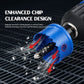 SR-HS03 M42 Cobalt Bi-Metal Hole Saw Kit, Ultra-Thin Multi-Tooth Hole Cutter Set with Quick-Change Hex Shank for Electrical Boxes, Sheet Metal, Plastic & Cable Trays (20/25/32mm)