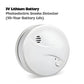Home Standalone Photoelectric Smoke Detector - 360° Fire Safety Alarm with One-Button Test & Low Battery Alert