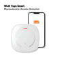 Home Standalone Photoelectric Smoke Detector - 360° Fire Safety Alarm with One-Button Test & Low Battery Alert