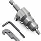 Power Conduit Reamer Tool Kit, EMT Deburring Tool with Replaceable Blade, 1/4" Hex Shank, No. 2 Square Bit, for 1/2", 3/4" & 1" Conduit
