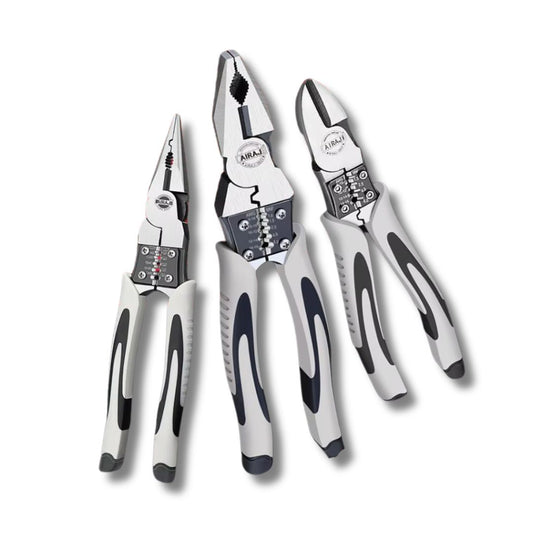Pro-Grade Multifunctional Wire Pliers – 7/8/9 Inch Sharp Cutting, Stripping & Crimping Tool for Electrical & Industrial Work