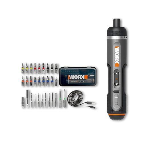 Rechargeable Electric Screwdriver Set – Compact, Multi-Torque, USB-C Charging, LED-Lit for Home & DIY
