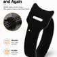 100pcs Reusable T-Head Hook & Loop Cable Ties - Back-to-Back Nylon Wire Management Straps for Server Racks, Network Cabinets, Data Centers & Home Office