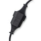 EU 2-Prong Power Extension Cord - Pure Copper European Outlet Extender, 250V AC Cable, Multiple Lengths for Home & Electronics