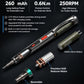 SR-SD18D Mini Electric Screwdriver Kit | 0.6N·m High-Torque 3-Setting Precision Screwdriver | 26 Bits, 3mm Universal Chuck for Drilling, 3 LED Lights for Computer, Phone, Electronics Repair