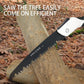 SK7 Steel Folding Hand Saw – Laser-Hardened Triple-Tooth Blade for Effortless Tree Pruning, Bamboo / Softwoods Cutting, DIY & Carpentry