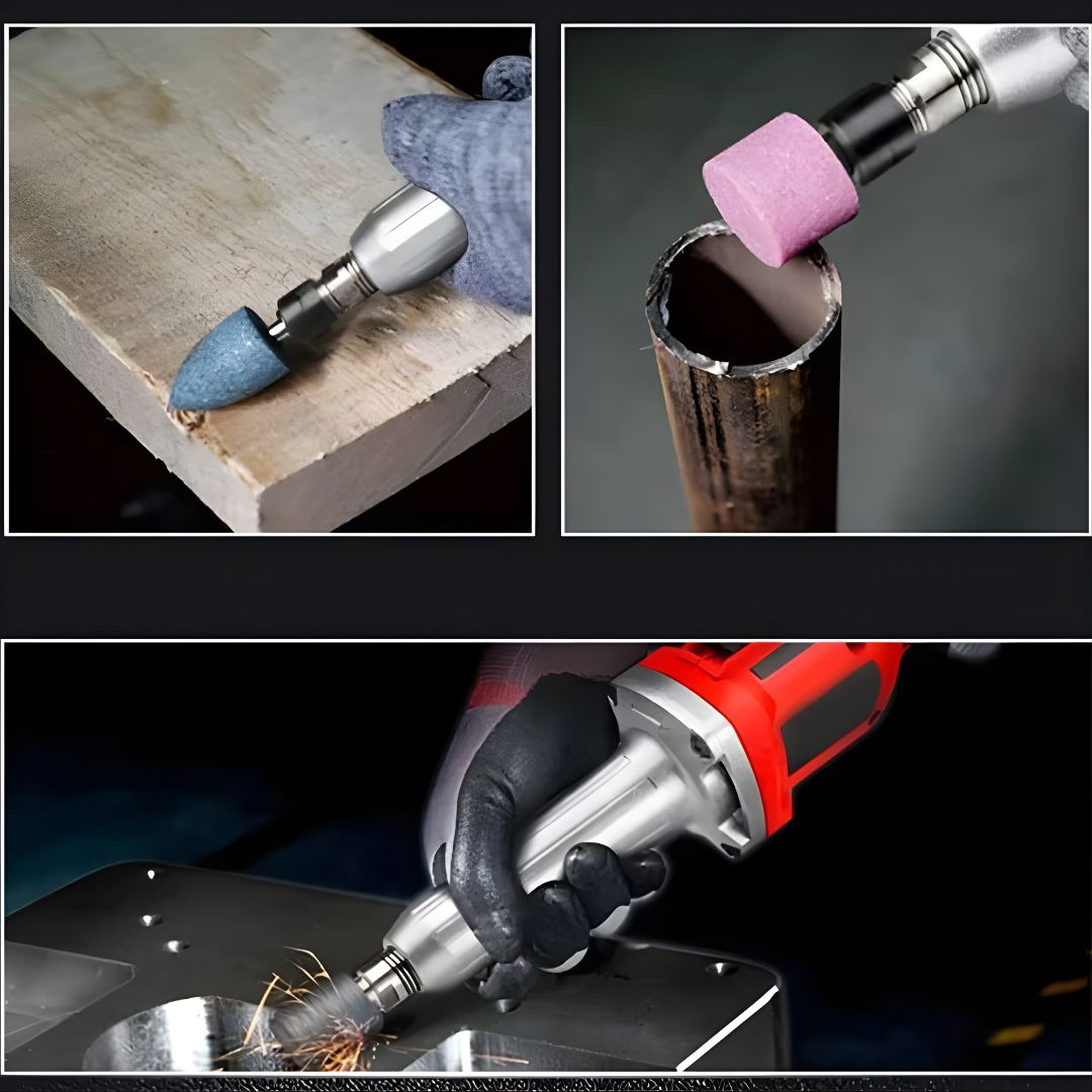 SR-DG18 Cordless Brushless Straight Die Grinder, 18V Compatible with Milwaukee Battery – 1/4” Collet, 30,000 RPM High-Speed Tool for Cutting, Grinding, Engraving & Polishing – Ideal for Metalworkers, Woodworkers & DIY Hobbyists