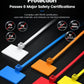 Writable Label Cable Ties | Color-Coded Nylon Cable Tags for Network, Server Room, Industrial, Electrical, Home & Office Cable Management | Self-Locking, Flame-Retardant, Premium Nylon 66