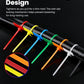 Writable Label Cable Ties | Color-Coded Nylon Cable Tags for Network, Server Room, Industrial, Electrical, Home & Office Cable Management | Self-Locking, Flame-Retardant, Premium Nylon 66